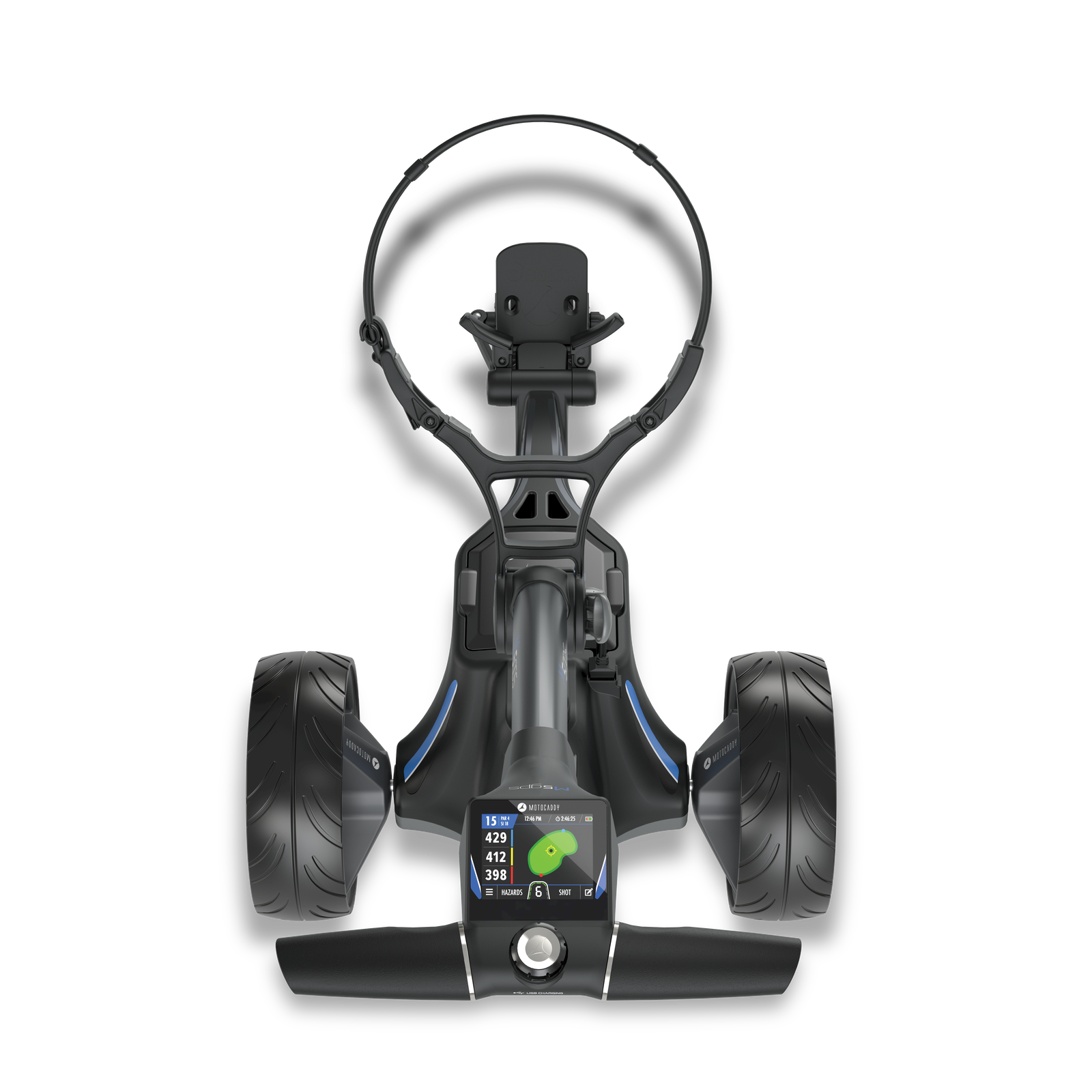 Motocaddy launches world's first TOUCH SCREEN electric trolley